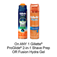 Gillette Coupon $1 OFF
