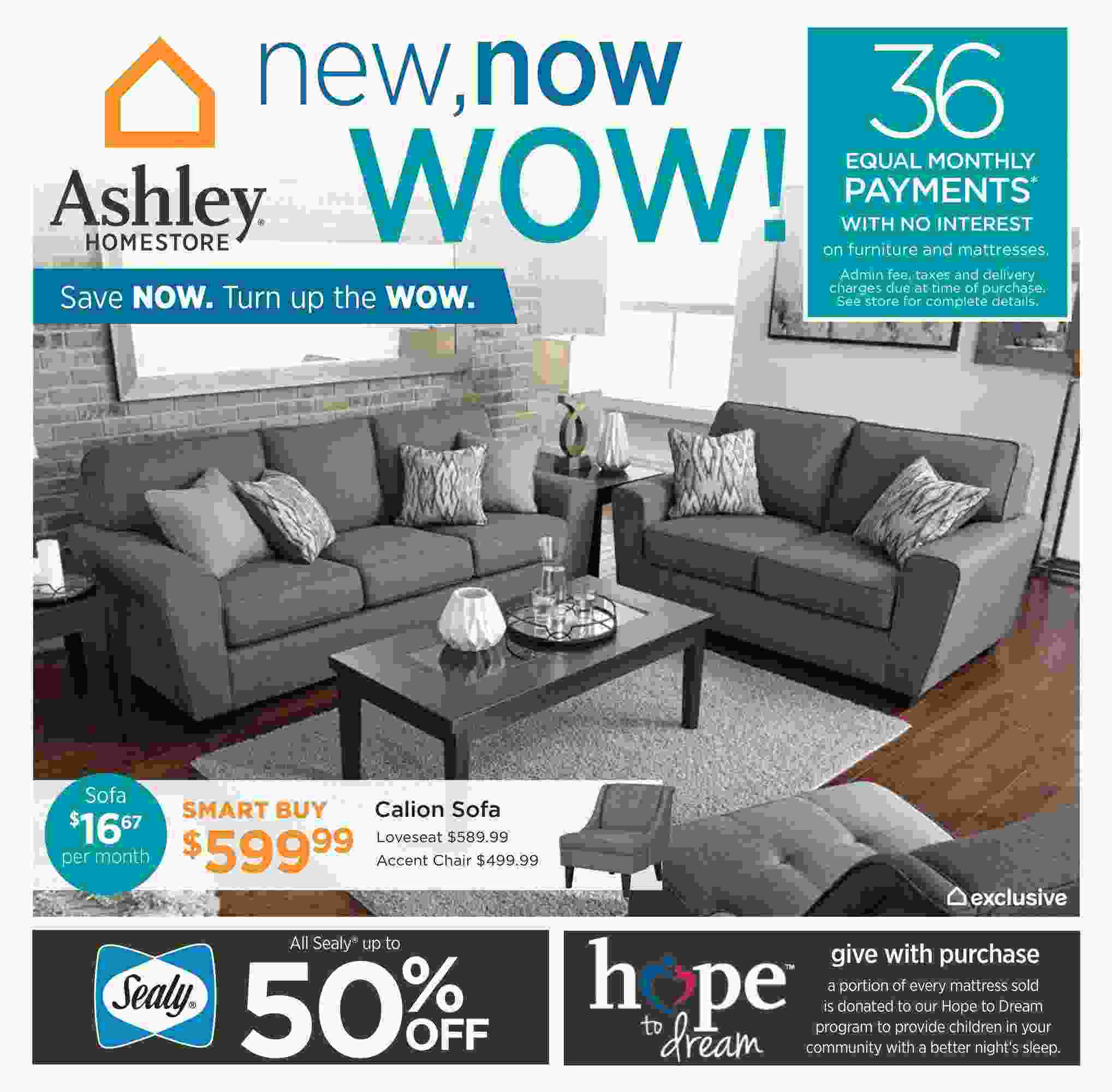 Ashley Furniture Homestore Flyer On April 6 26 2017