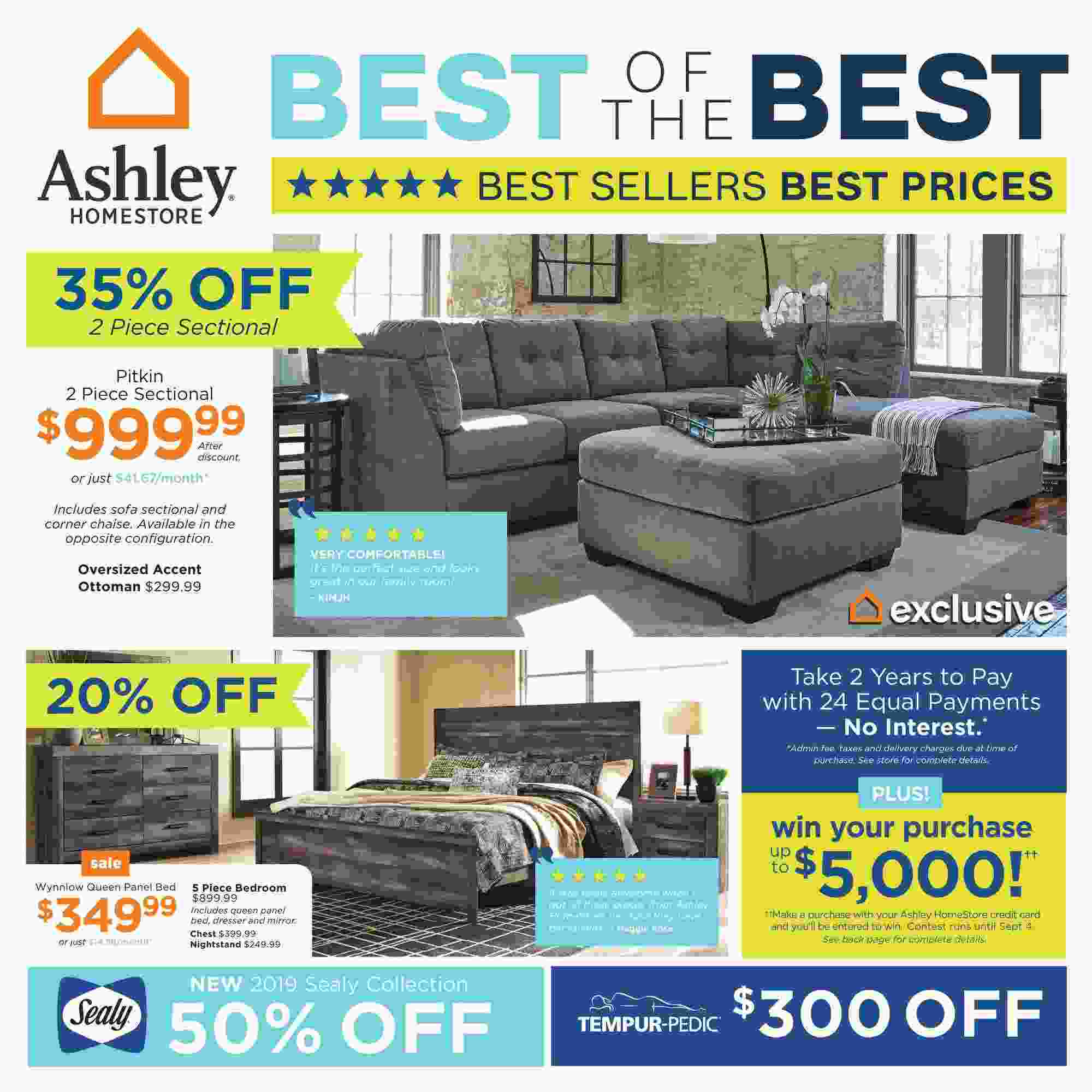 Ashley Furniture Homestore Flyer On August 1 14 2019