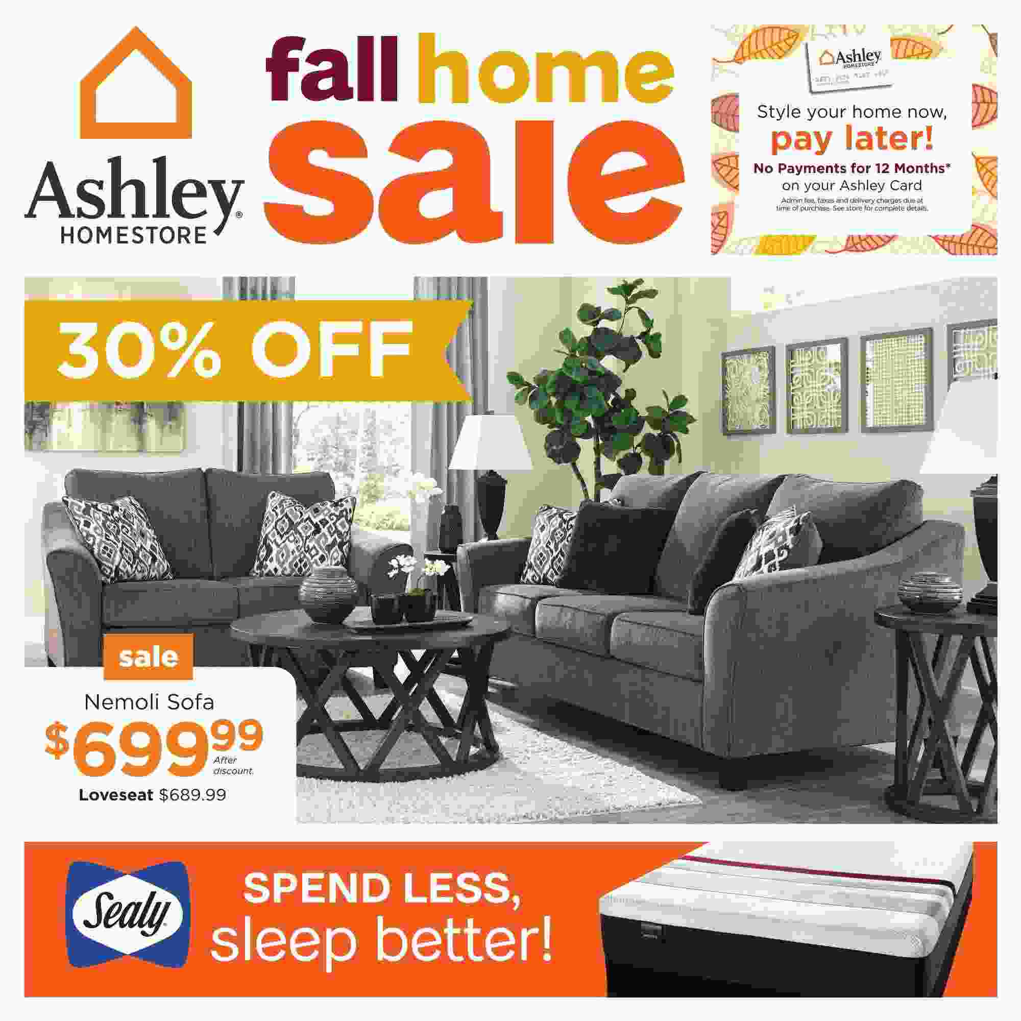 Ashley Furniture Homestore Flyer On September 5 25 2019