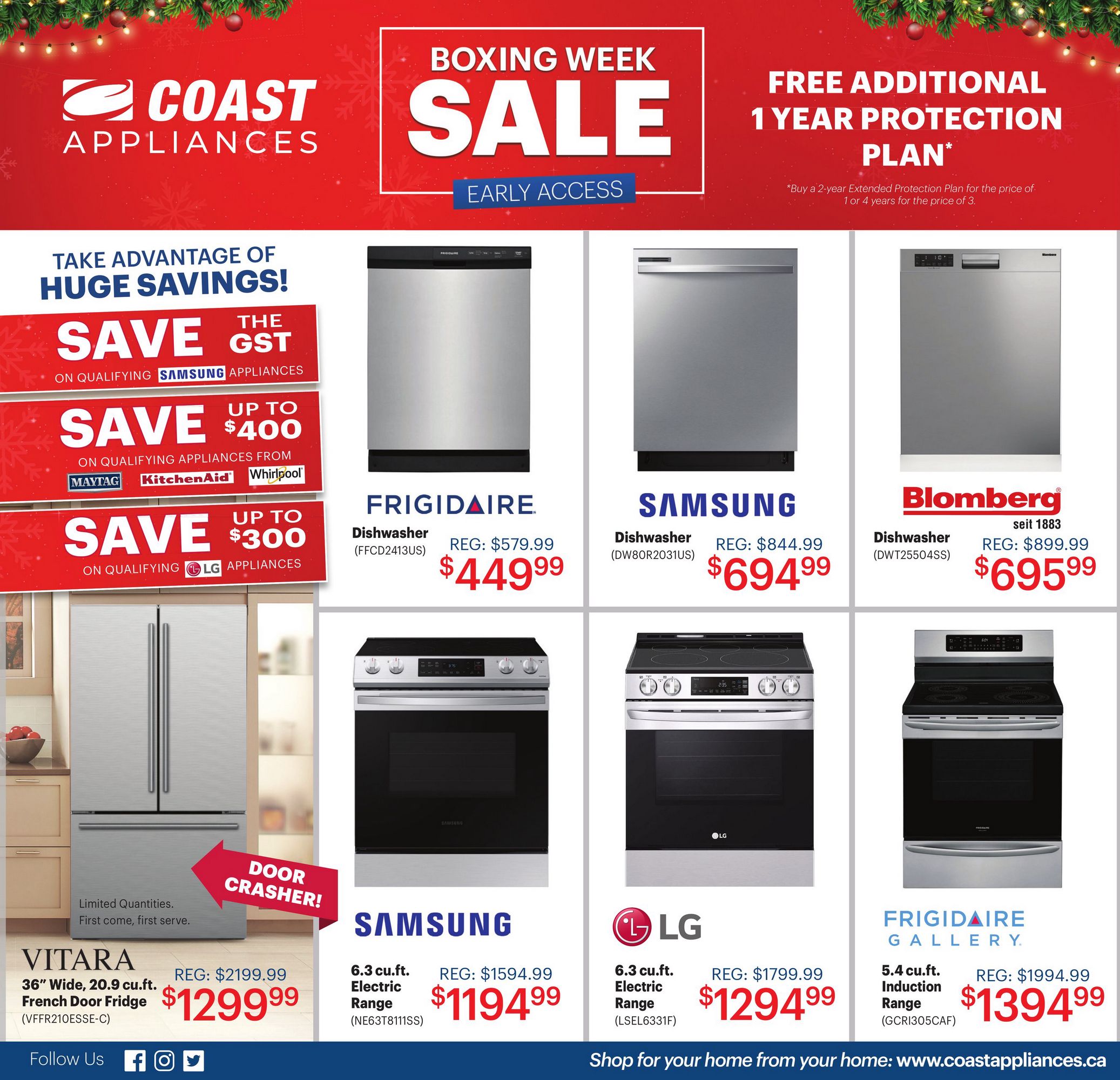 Coast Appliances Boxing Week Sale December 15 21 2022