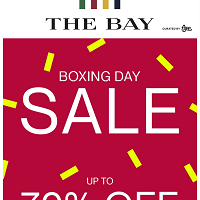 The Bay Boxing Day Sale December 24 - 30 2021