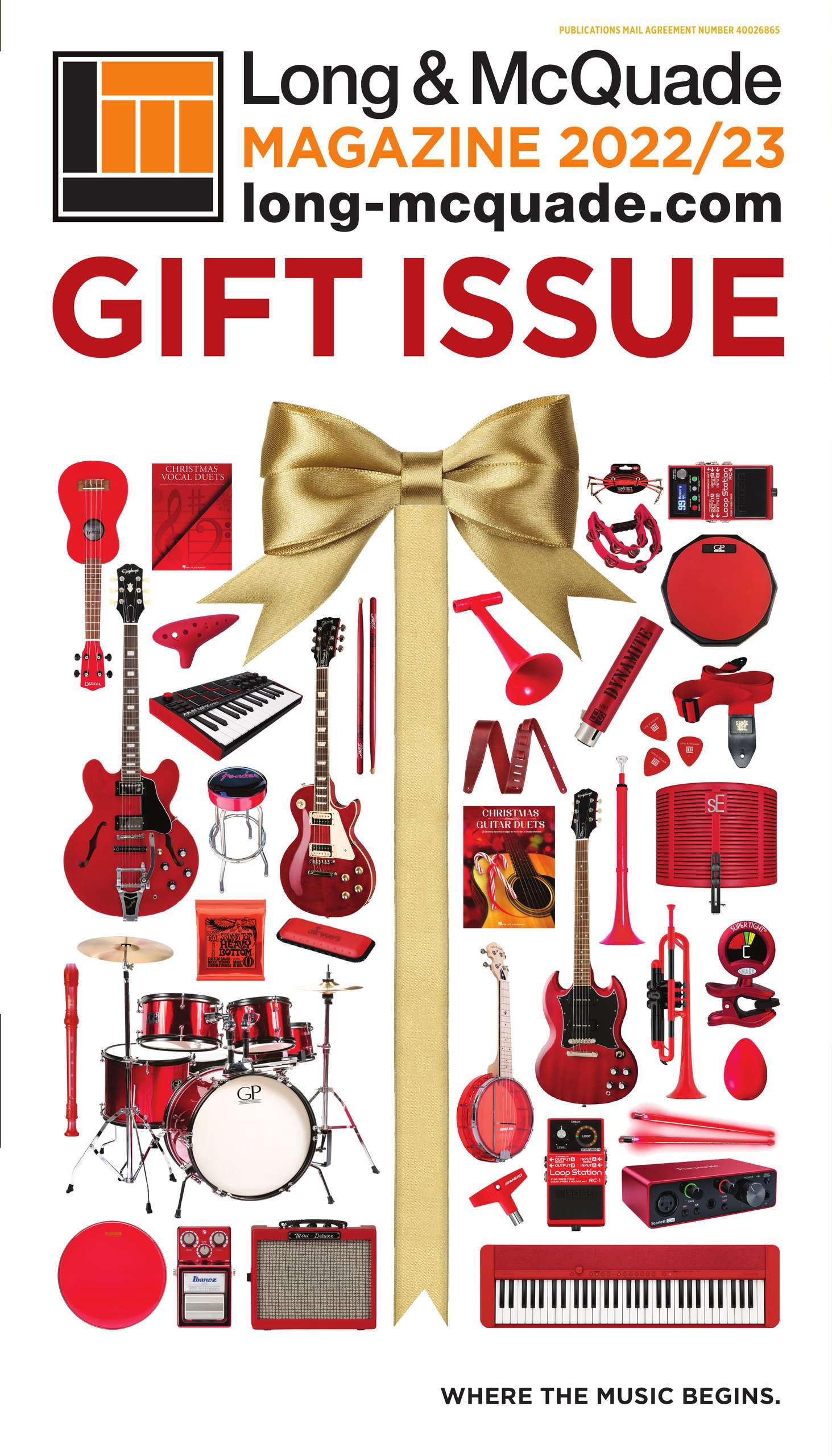 Long & McQuade Musical Instruments Gift November 12 - December 25 2022