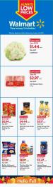 Walmart Flyer Fall's Low Prices September 29 - October 5 2022