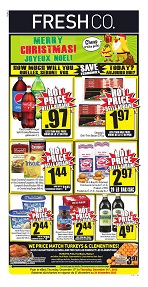 Freshco christmas special flyer