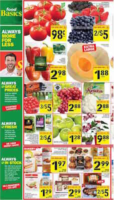 Food Basics Flyer 8 July 2016