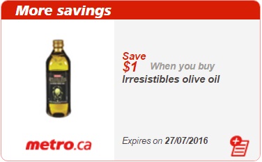 Metro Olive Oil Coupon Save $1