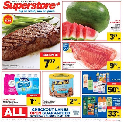 Superstore Flyer 31 July 2016