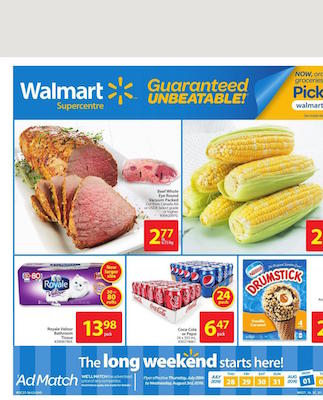 Walmart Flyer 1 Aug 2016