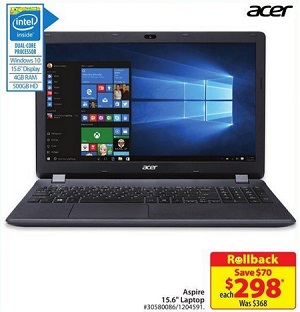Walmart Flyer Electronics Save $70 On Acer Laptop