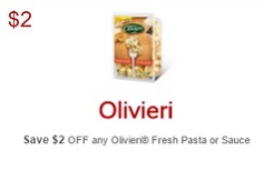 No Frills Coupons Save $2 on Olivieri Fresh Pasta or Sauce