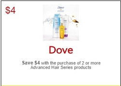 No Frills Coupons Save $4 On Dove Hair Series Aug 5 - 11 2016