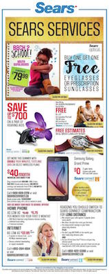 Sears Flyer 16 Aug 2016