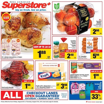 Superstore Flyer 9 Aug 2016