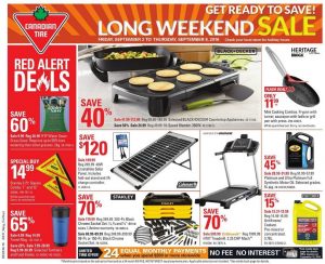 Canadian Tire Flyer September 2 - 8 2016