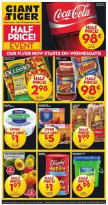 Giant Tiger Flyer September 14 2016 Half Price Event