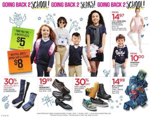 Sears Flyer September 1 - 7 2016 Back 2 School
