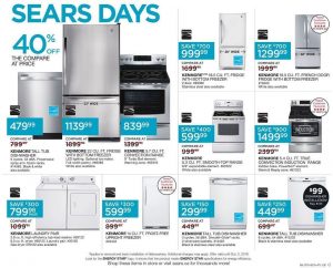 Sears Flyer September 19 2016 Incredible Savings
