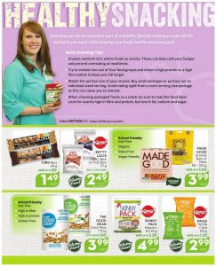 Sobeys Flyer September 24 2016 Healthy Snacks