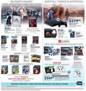 Best Buy Flyer October 1 2016 Console Games
