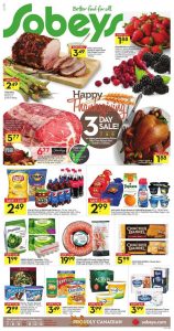 Sobeys Flyer October 7 2016 With Good Recipes