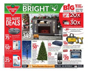 Canadian Tire Flyer November 11 2016