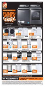 Home Depot Flyer December 21 2016 Boxing Week Event