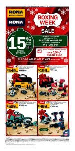 Rona Boxing Week Flyer December 23