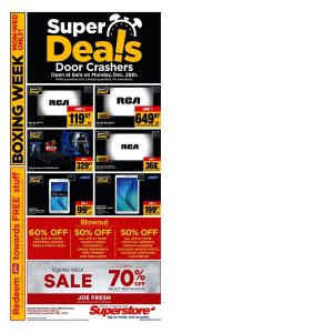 Superstore Flyer December 26 - Door Crashers Event