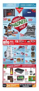 Canadian Tire Flyer December 9 2016 Merry Madness Sale