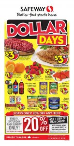 Safeway Flyer January 13 2017 Dollar Days