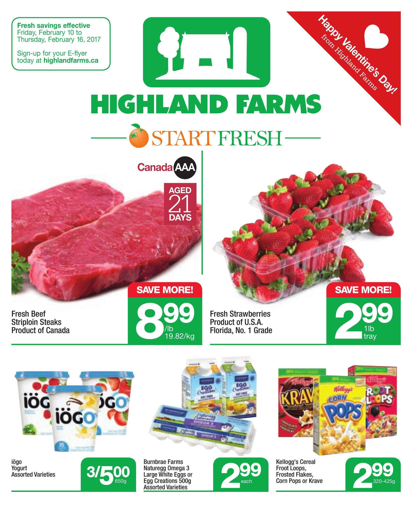 Highland Ridge Flyer Highland Farms Flyer