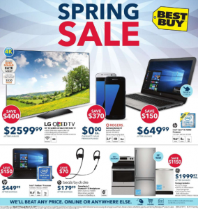 Best Buy Flyer March 19 2017 Spring Sale