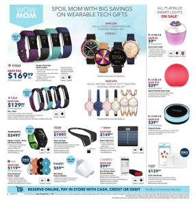 Best Buy Flyer May 6 2017 Mother's Day