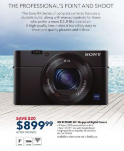 Save $20 on Sony Camera