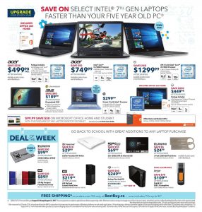 Best Buy Flyer Electronic Sale Aug 2017