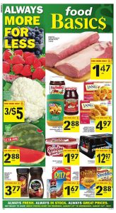 Food Basics Flyer Crazy Sale 10 Aug 2017