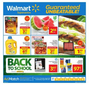 Walmart Flyer Home Sale 10 Aug 2017