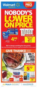 Walmart Flyer October 6 2017 - Nobody's Lower on Price!