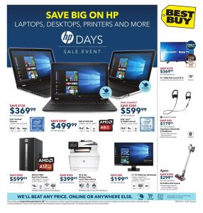 Best Buy Flyer October 20 2017 - Save Big on HP Products