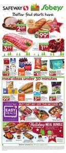 Safeway Flyer Holiday Deals 10 Dec 2017