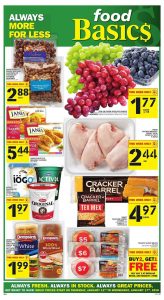 Food Basics Flyer Good Deals 14 Jan 2018