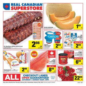 Real Canadian Superstore Flyer Good Deals 15 Feb 2018