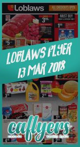 Loblaws Flyer Kitchen Sale 13 Mar 2018