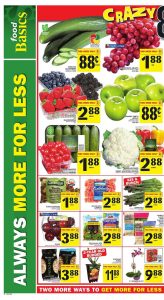 Food Basics Flyer Crazy Sale 21 Apr 2018