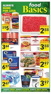 Food Basics Flyer Special Sale 12 Aug 2018