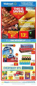 Walmart Flyer Back to School Sales 2 Sept 2018