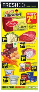 FreshCo Flyer Happy Thanksgiving Deals 3 Oct 2018