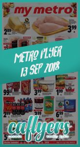 Metro Flyer Super Savings 13 Sep 2018
