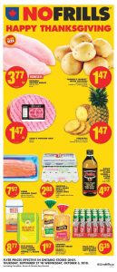 No Frills Flyer Thanksgiving Sale 2 Oct 2018
